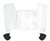 Lindenwood Lions Mini Football Helmet Visor Shield w/ Clips - PICK VISOR & LOGO COLOR