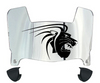 Lindenwood Lions Mini Football Helmet Visor Shield w/ Clips - PICK VISOR & LOGO COLOR
