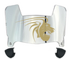Lindenwood Lions Mini Football Helmet Visor Shield w/ Clips - PICK VISOR & LOGO COLOR