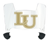Lindenwood Lions Mini Football Helmet Visor Shield w/ Clips - PICK VISOR & LOGO COLOR