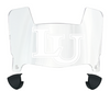 Lindenwood Lions Mini Football Helmet Visor Shield w/ Clips - PICK VISOR & LOGO COLOR