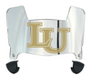 Lindenwood Lions Mini Football Helmet Visor Shield w/ Clips - PICK VISOR & LOGO COLOR