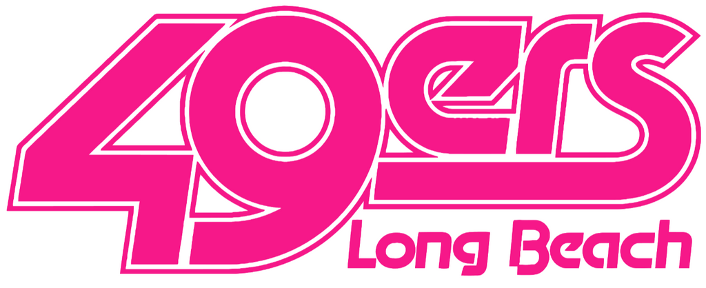Long Beach State 49ers Hot Pink Retro Throwback Logo Premium DieCut Vinyl Decal PICK SIZE