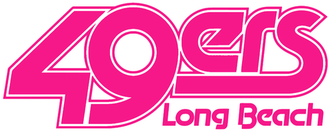 Long Beach State 49ers Hot Pink Retro Throwback Logo Premium DieCut Vinyl Decal PICK SIZE