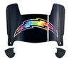 Los Angeles Chargers Limited Edition Mini Football Helmet Shield Visor w/ Clips - PICK VISOR & LOGO COLOR