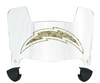 Los Angeles Chargers Limited Edition Mini Football Helmet Shield Visor w/ Clips - PICK VISOR & LOGO COLOR