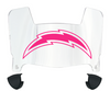 Los Angeles Chargers Limited Edition Mini Football Helmet Shield Visor w/ Clips - PICK VISOR & LOGO COLOR