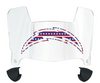 Los Angeles Chargers Limited Edition Mini Football Helmet Shield Visor w/ Clips - PICK VISOR & LOGO COLOR