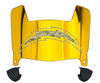 Los Angeles Chargers Limited Edition Mini Football Helmet Shield Visor w/ Clips - PICK VISOR & LOGO COLOR