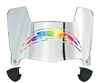 Los Angeles Chargers Limited Edition Mini Football Helmet Shield Visor w/ Clips - PICK VISOR & LOGO COLOR