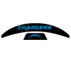 Los Angeles Chargers MIDI Mid Size SpeedFlex Football Helmet Front & Back Bumper Decal Set - Pick Color