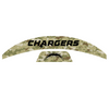 Los Angeles Chargers MIDI Mid Size SpeedFlex Football Helmet Front & Back Bumper Decal Set - Pick Color