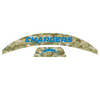 Los Angeles Chargers MIDI Mid Size SpeedFlex Football Helmet Front & Back Bumper Decal Set - Pick Color