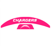 Los Angeles Chargers MIDI Mid Size SpeedFlex Football Helmet Front & Back Bumper Decal Set - Pick Color