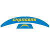 Los Angeles Chargers MIDI Mid Size SpeedFlex Football Helmet Front & Back Bumper Decal Set - Pick Color