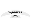 Los Angeles Chargers MIDI Mid Size SpeedFlex Football Helmet Front & Back Bumper Decal Set - Pick Color