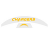 Los Angeles Chargers MIDI Mid Size SpeedFlex Football Helmet Front & Back Bumper Decal Set - Pick Color