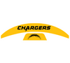 Los Angeles Chargers MIDI Mid Size SpeedFlex Football Helmet Front & Back Bumper Decal Set - Pick Color