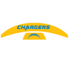 Los Angeles Chargers MIDI Mid Size SpeedFlex Football Helmet Front & Back Bumper Decal Set - Pick Color