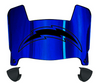 Los Angeles Chargers Retro Throwback Mini Football Helmet Shield Visor w/ Clips - PICK VISOR & LOGO COLOR