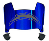 Los Angeles Chargers Retro Throwback Mini Football Helmet Shield Visor w/ Clips - PICK VISOR & LOGO COLOR