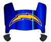 Los Angeles Chargers Retro Throwback Mini Football Helmet Shield Visor w/ Clips - PICK VISOR & LOGO COLOR