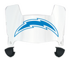 Los Angeles Chargers Retro Throwback Mini Football Helmet Shield Visor w/ Clips - PICK VISOR & LOGO COLOR