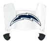Los Angeles Chargers Retro Throwback Mini Football Helmet Shield Visor w/ Clips - PICK VISOR & LOGO COLOR