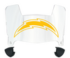 Los Angeles Chargers Retro Throwback Mini Football Helmet Shield Visor w/ Clips - PICK VISOR & LOGO COLOR