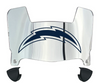 Los Angeles Chargers Retro Throwback Mini Football Helmet Shield Visor w/ Clips - PICK VISOR & LOGO COLOR