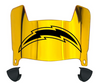 Los Angeles Chargers Mini Football Helmet Shield Visor w/ Clips - PICK VISOR & LOGO COLOR