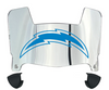 Los Angeles Chargers Mini Football Helmet Shield Visor w/ Clips - PICK VISOR & LOGO COLOR