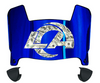 Los Angeles Rams Limited Edition Mini Football Helmet Visor Shield w/ Clips - PICK VISOR & LOGO COLOR