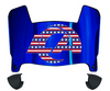 Los Angeles Rams Limited Edition Mini Football Helmet Visor Shield w/ Clips - PICK VISOR & LOGO COLOR