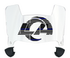 Los Angeles Rams Limited Edition Mini Football Helmet Visor Shield w/ Clips - PICK VISOR & LOGO COLOR