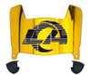 Los Angeles Rams Limited Edition Mini Football Helmet Visor Shield w/ Clips - PICK VISOR & LOGO COLOR