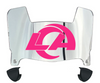 Los Angeles Rams Limited Edition Mini Football Helmet Visor Shield w/ Clips - PICK VISOR & LOGO COLOR