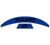 Los Angeles Rams MIDI Mid Size SpeedFlex Football Helmet Front & Back Bumper Decal Set - Pick Color
