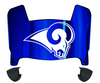 Los Angeles Rams Retro Throwback Mini Football Helmet Visor Shield w/ Clips - PICK VISOR & LOGO COLOR