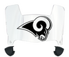 Los Angeles Rams Retro Throwback Mini Football Helmet Visor Shield w/ Clips - PICK VISOR & LOGO COLOR