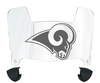 Los Angeles Rams Retro Throwback Mini Football Helmet Visor Shield w/ Clips - PICK VISOR & LOGO COLOR