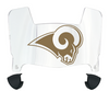 Los Angeles Rams Retro Throwback Mini Football Helmet Visor Shield w/ Clips - PICK VISOR & LOGO COLOR