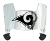 Los Angeles Rams Retro Throwback Mini Football Helmet Visor Shield w/ Clips - PICK VISOR & LOGO COLOR