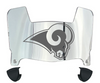 Los Angeles Rams Retro Throwback Mini Football Helmet Visor Shield w/ Clips - PICK VISOR & LOGO COLOR