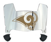 Los Angeles Rams Retro Throwback Mini Football Helmet Visor Shield w/ Clips - PICK VISOR & LOGO COLOR