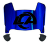 Los Angeles Rams Mini Football Helmet Visor Shield w/ Clips - PICK VISOR & LOGO COLOR