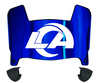 Los Angeles Rams Mini Football Helmet Visor Shield w/ Clips - PICK VISOR & LOGO COLOR