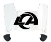 Los Angeles Rams Mini Football Helmet Visor Shield w/ Clips - PICK VISOR & LOGO COLOR