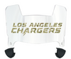 Los Angeles Chargers Limited Edition Mini Football Helmet Shield Visor w/ Clips - PICK VISOR & LOGO COLOR