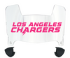 Los Angeles Chargers Limited Edition Mini Football Helmet Shield Visor w/ Clips - PICK VISOR & LOGO COLOR
